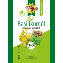 Bio Basilikumöl von der Ölmühle Bayreuth