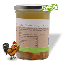 Bio Gockelsuppe 400 ml von "Gutes von Schubert"
